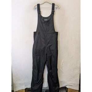 Rawik Mens Black Insulated Snow Bibs Ski Pants Medium‎ 7316A Adjustable Straps